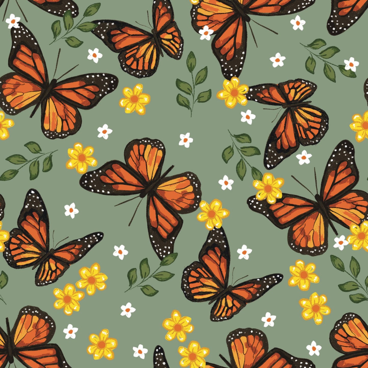 Monarch Meadow Pants Set