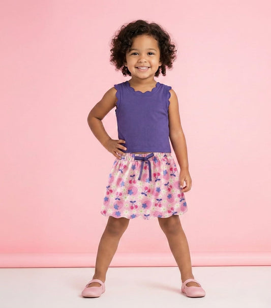 Cherry Berry Sweet Skirt Set