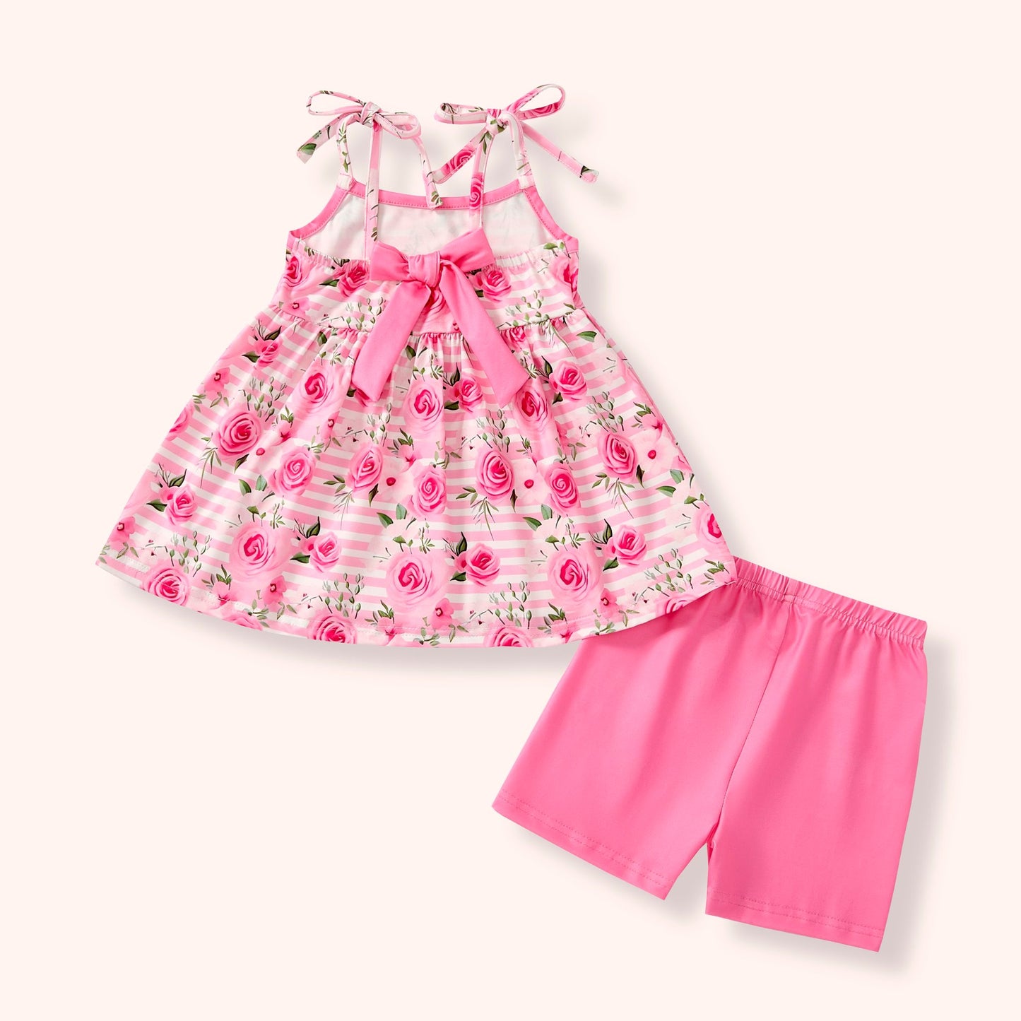 Pink Posies Short Set
